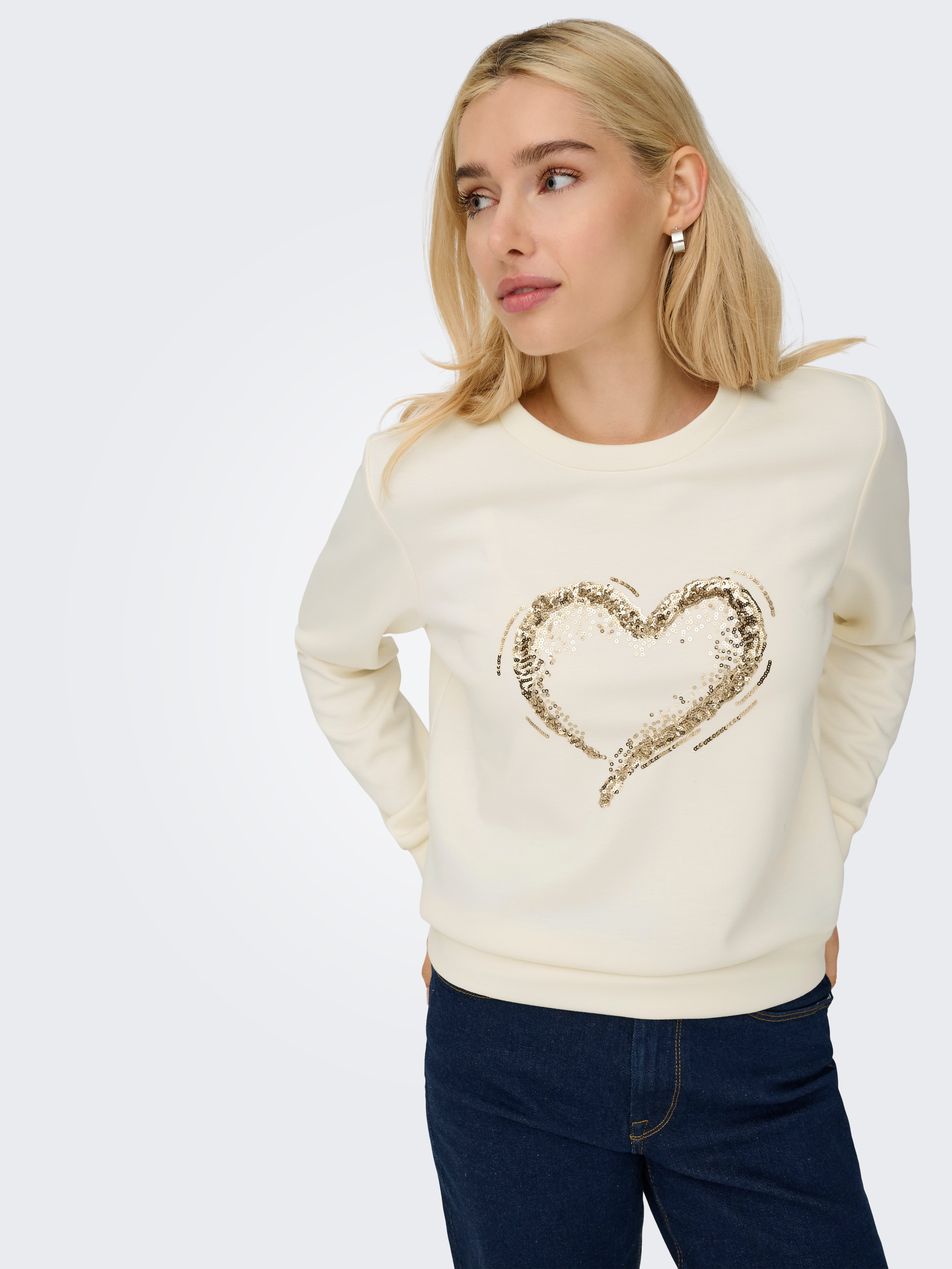ONLY Sweatshirt ONLMARCY L/S O-NECK BOX günstig online kaufen