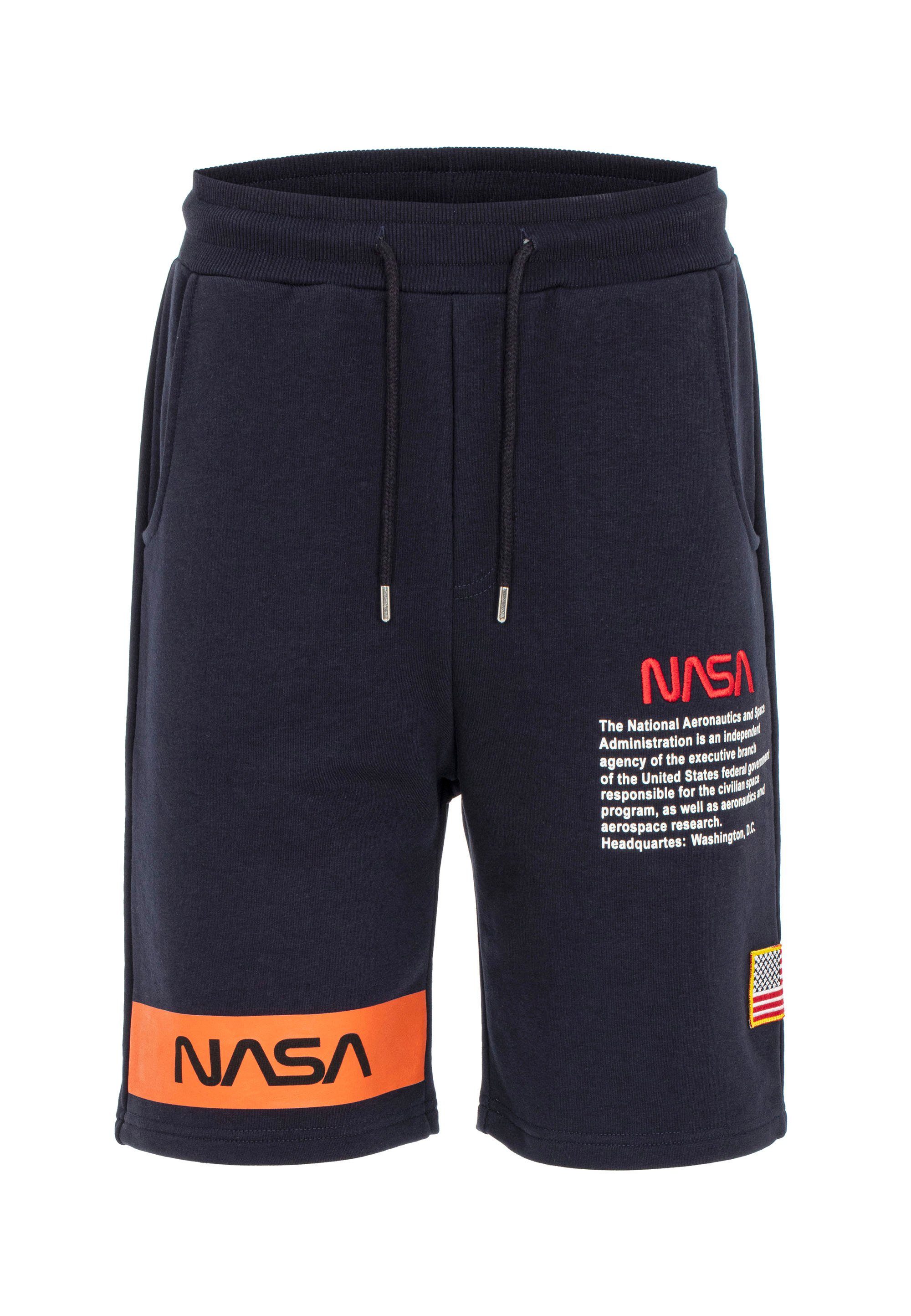 RedBridge Shorts Plano mit gesticktem NASA-Motiv