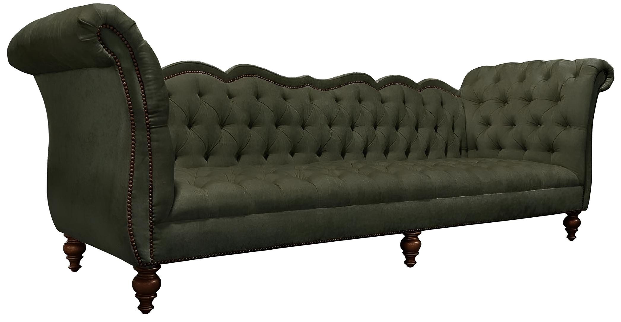 Xlmoebel Chesterfield-Sofa Buntes Chesterfield-Sofa in Türkis mit elegantem Textilbezug, Hergestellt in Europa