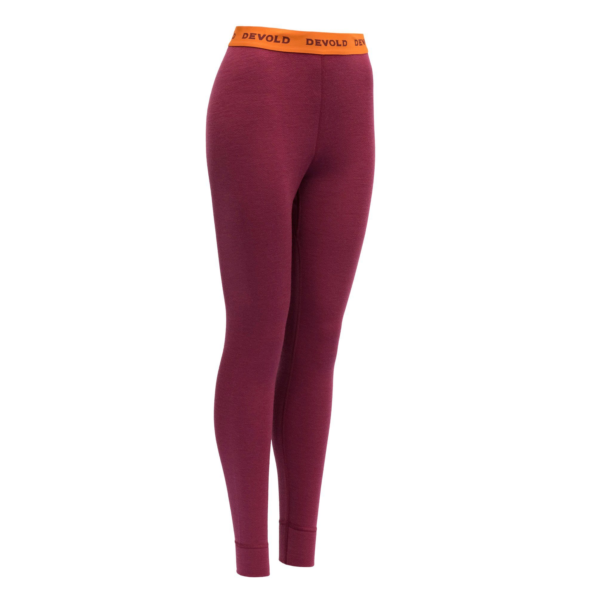 W Beetroot Unterhose Devold Lange Longs Lange Merino Devold 235 Expedition Damen