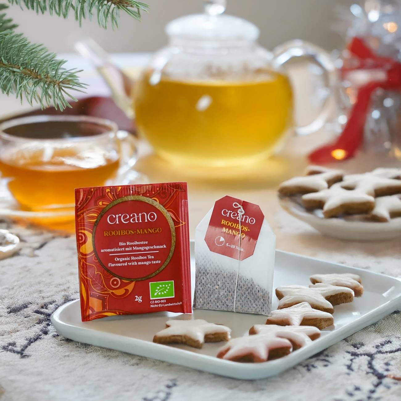 Creano Tee Adventskalender, 24er BIO Teebeutel-Tee *¹, 1 x 24 St. (24 Bio-Teebeutel)