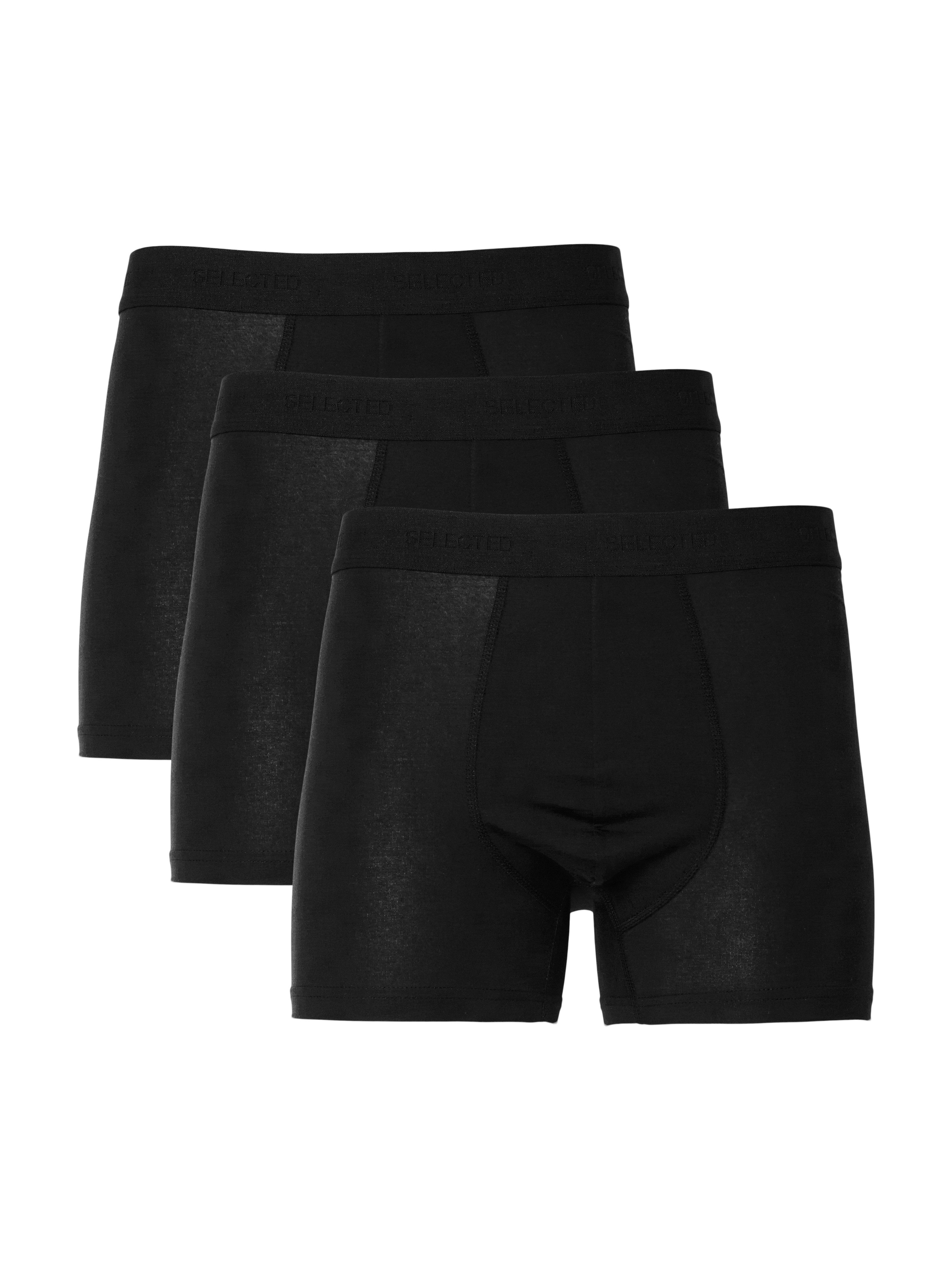 Selected Trunk SLMTHOMAS TENCEL BLEND 3-PACK TRUNK NOOS (Packung, 3-St) Materialmix, ekastisch