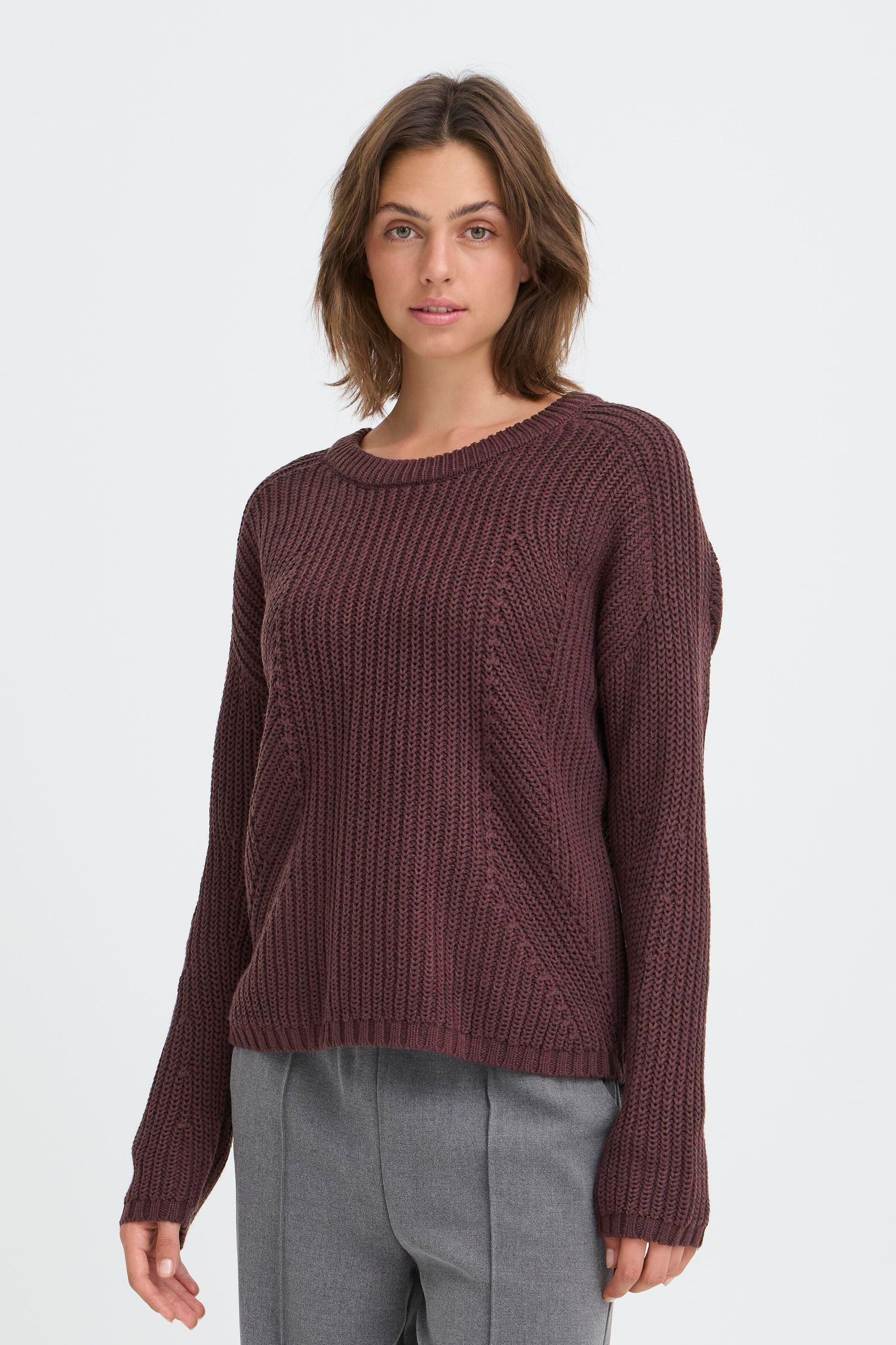 OXMO Strickpullover OXKanna Kuscheliger Pullover