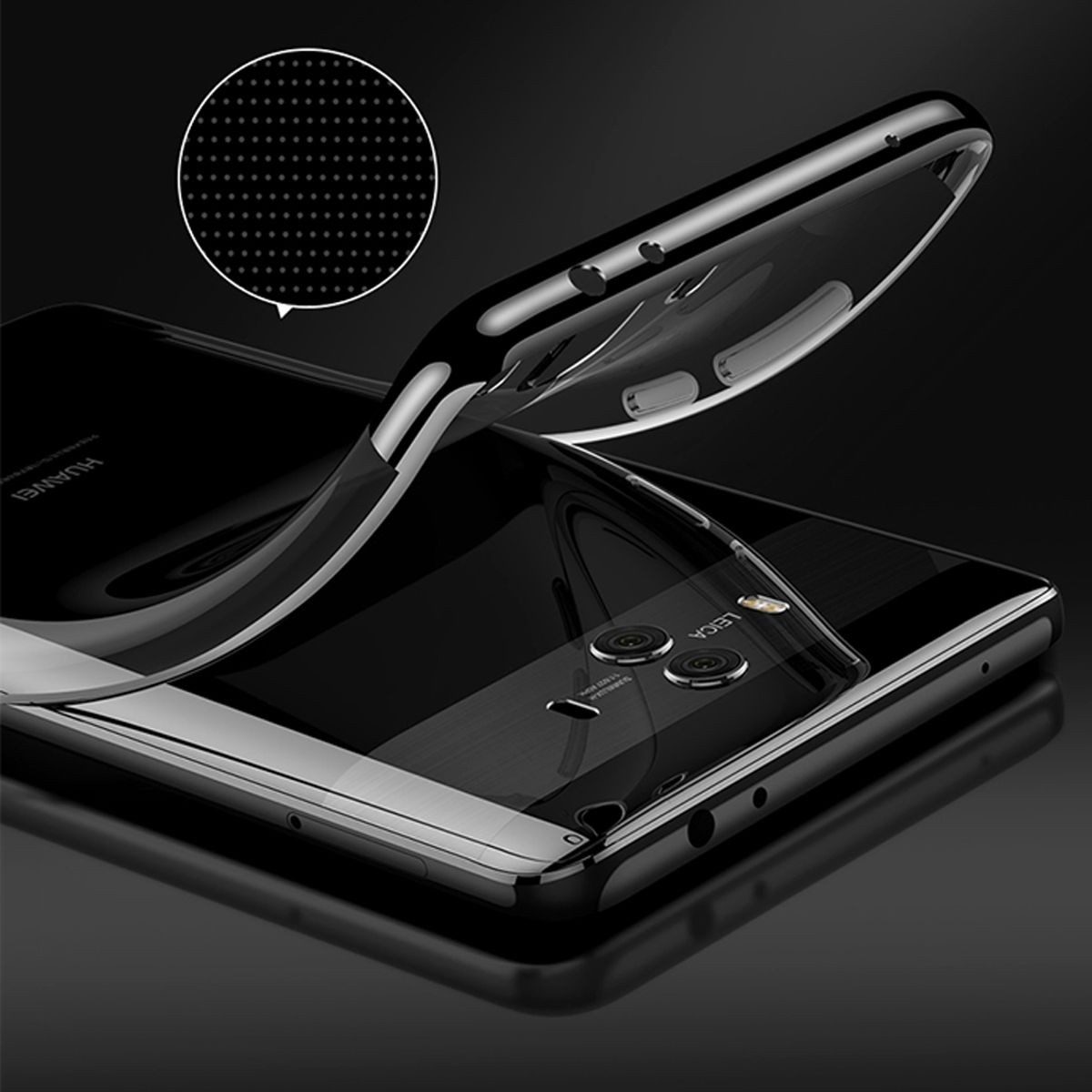 König Design Handyhülle Huawei Mate 10 Lite, Huawei Mate 10 Lite Handyhülle Bumper Backcover Blau