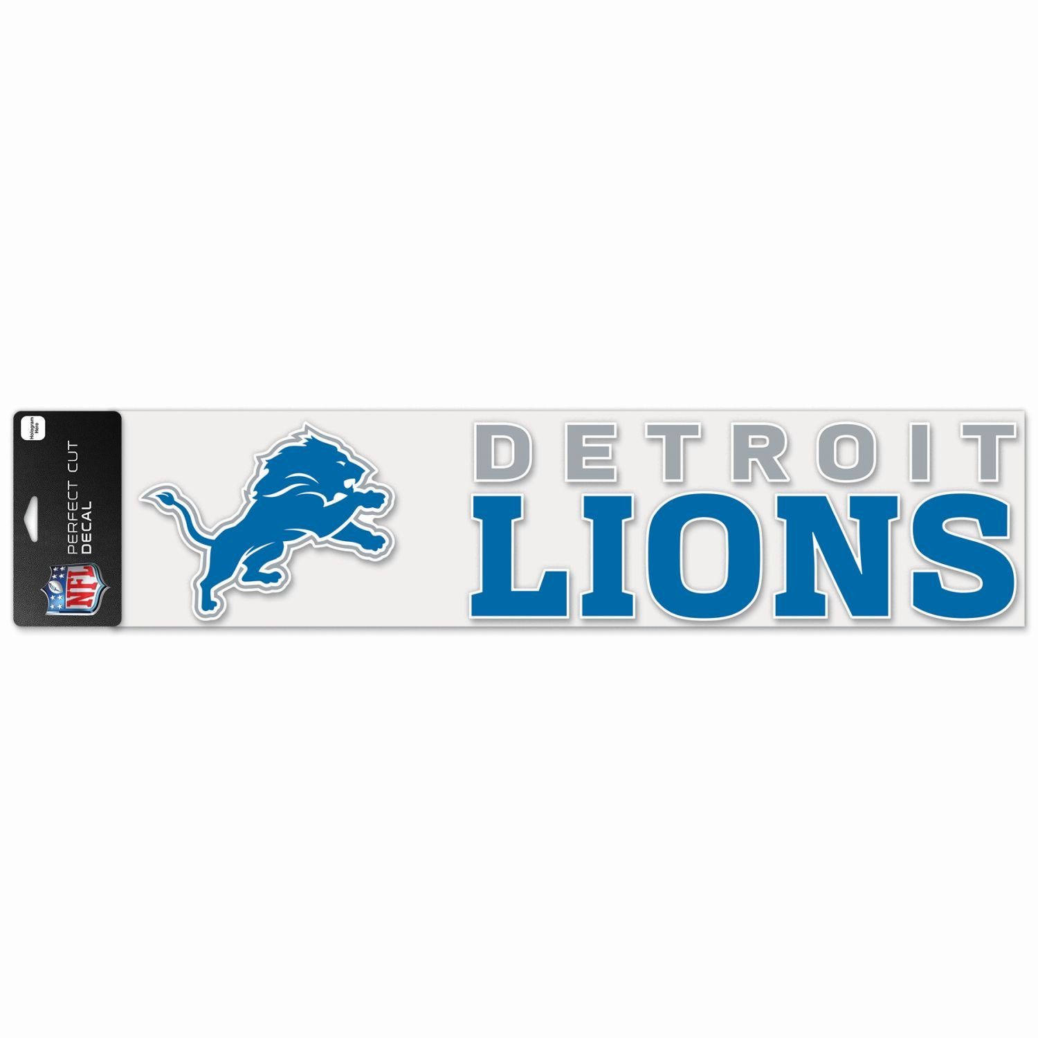 Wanddekoobjekt Perfect XXL 10x40cm Aufkleber Lions Cut Teams NFL WinCraft Detroit