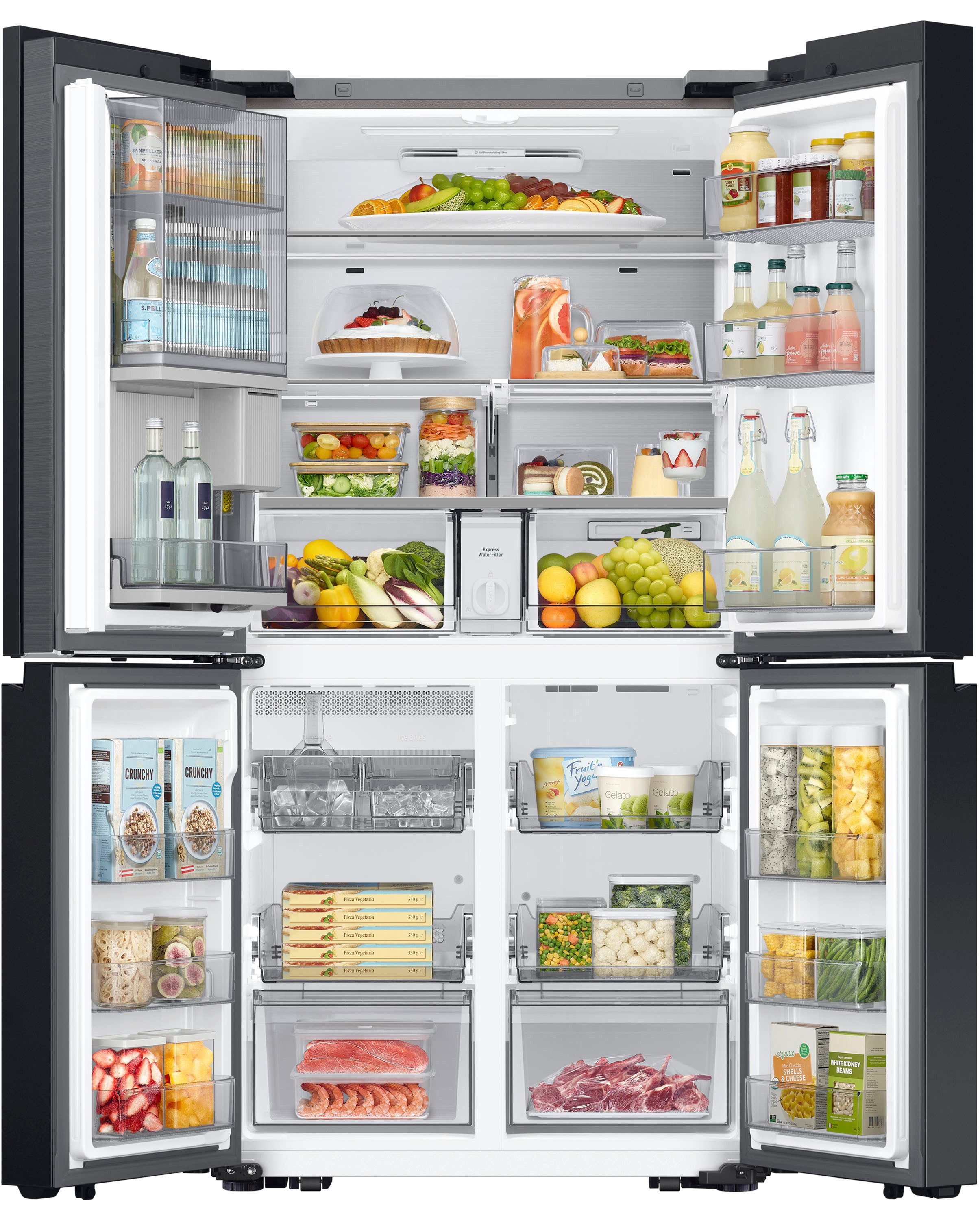Samsung French Door RF9000 RF65DB970E22, 1853 cm hoch, 91,2 cm breit, 4-Türig – Bild 4 von 5