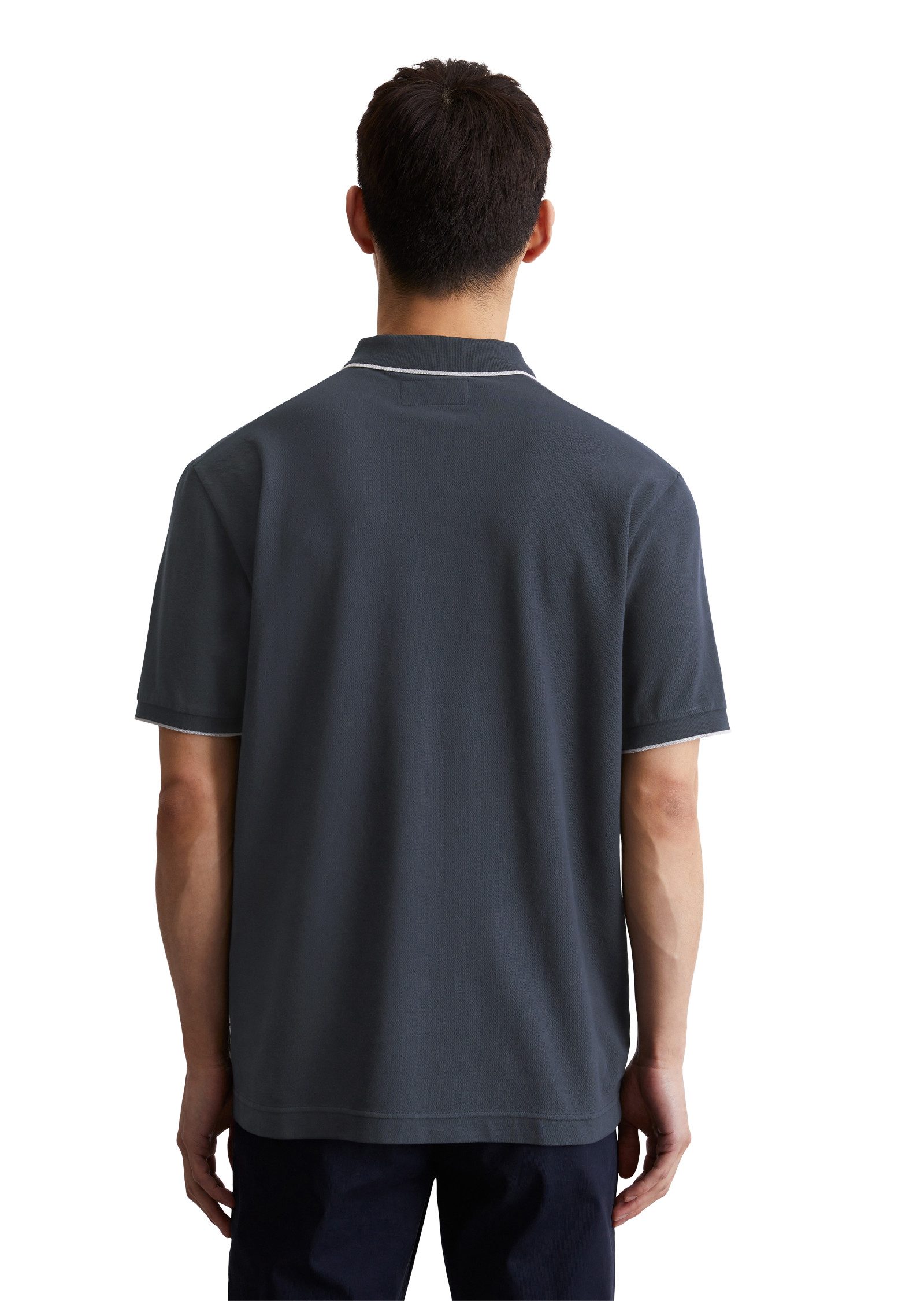 Marc O'Polo Poloshirt aus Piqué, regular fit, kontrastfarbene Details günstig online kaufen
