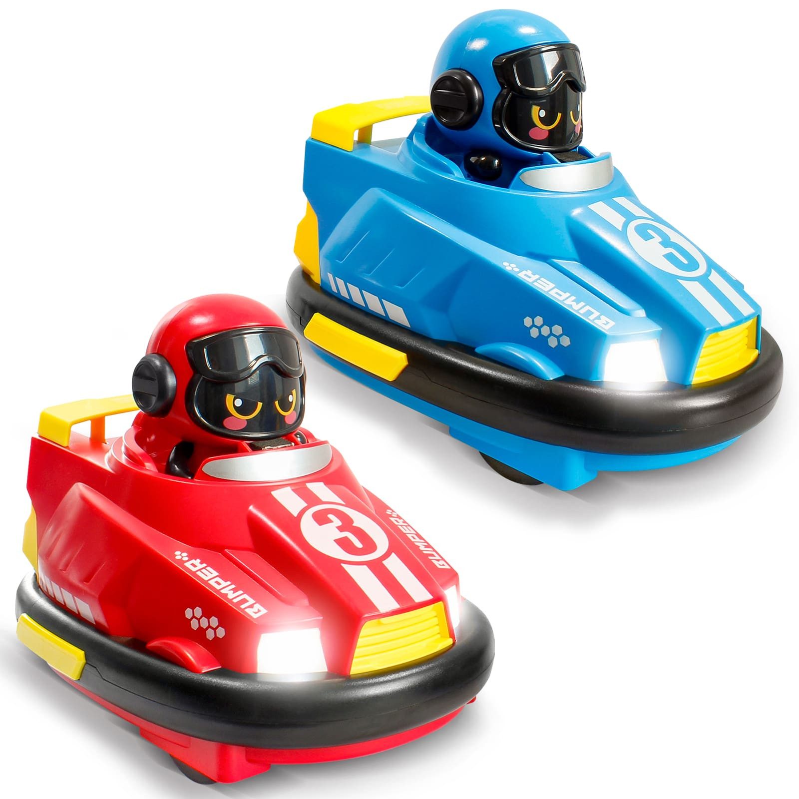 EAXUS RC-Auto Super Bumper Car - 2x Crash Stunt Auto (Für 2 Spieler, Rot & günstig online kaufen