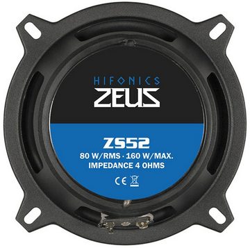 Hifonics Zeus 2-Wege Koax 13 cm ZS-52 Paar 160 Watt Auto-Lautsprecher