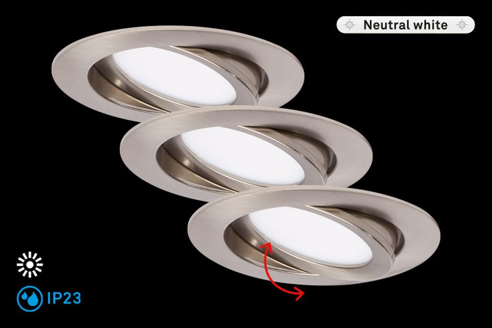 Briloner Leuchten LED Einbauleuchte FLAT IN