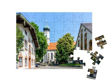 puzzleYOU Puzzle Altstadt von Oberammergau, Bayern, 48 Puzzleteile, puzzleYOU-Kollektionen
