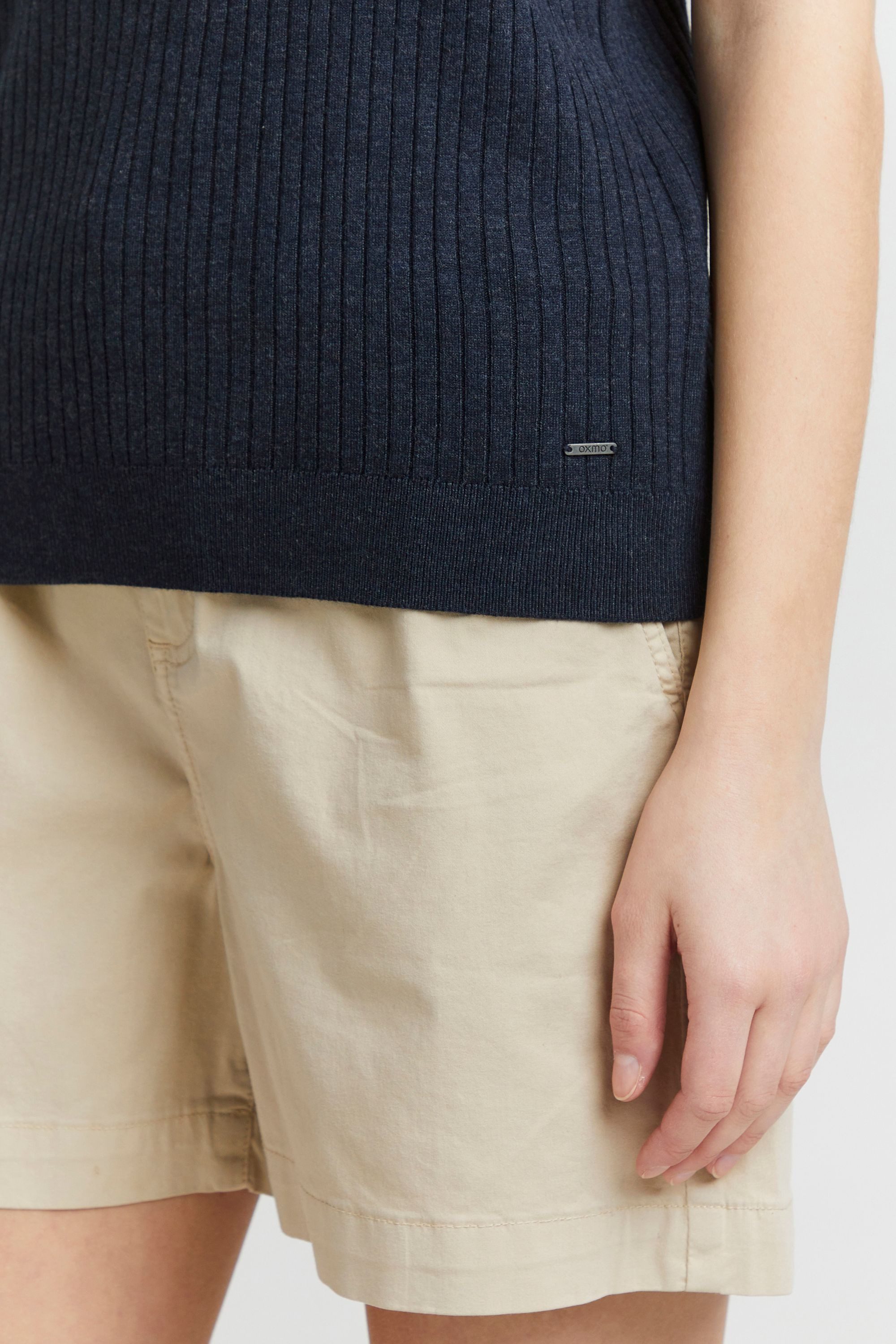 OXMO Kurzarmpullover OXRiona Modisches Oberteil