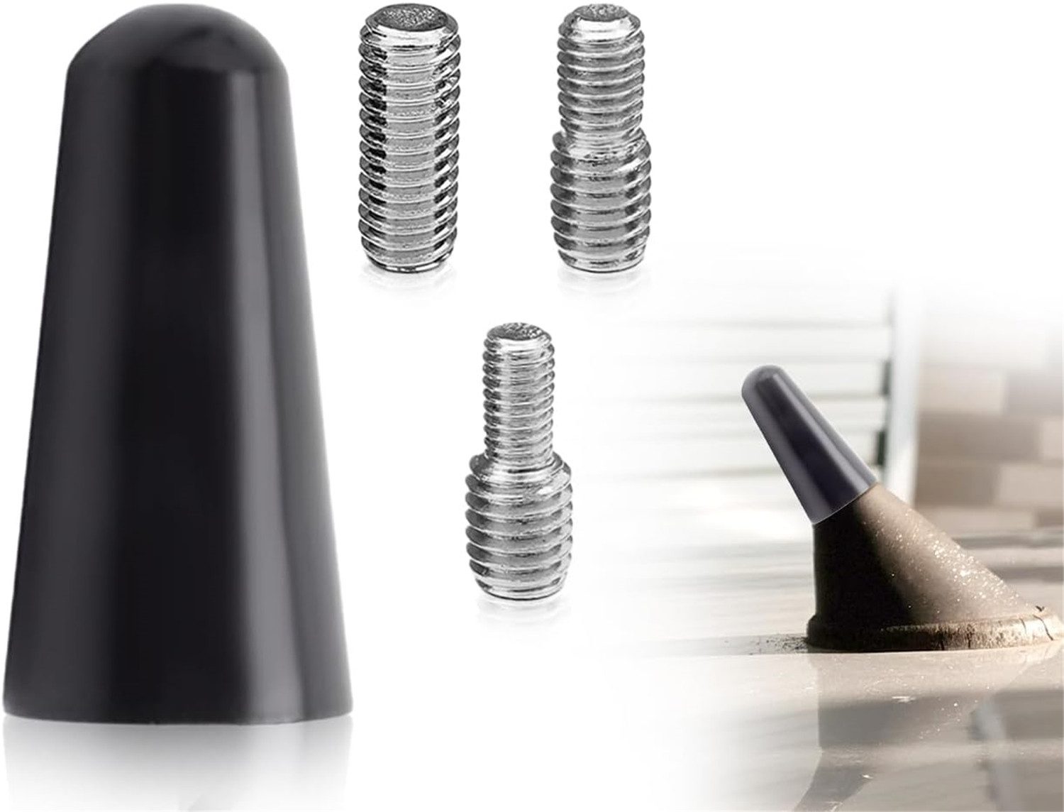 Olotos universal Auto Antenne Kurz Stab KFZ PKW Dach AM FM Radio Kurzstab Dachantenne