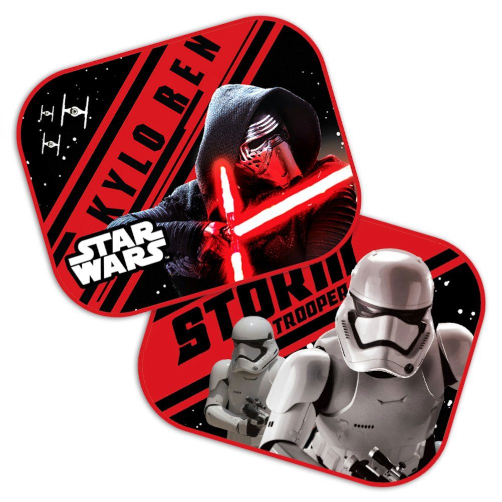 Seven Polska Autosonnenschutz 2 er Set Kinder Sonnenblende Sonnenschutz Auto Seitenscheiben, Avengers Spiderman Frozen Mickey Mouse Paw Patrol Star Wars