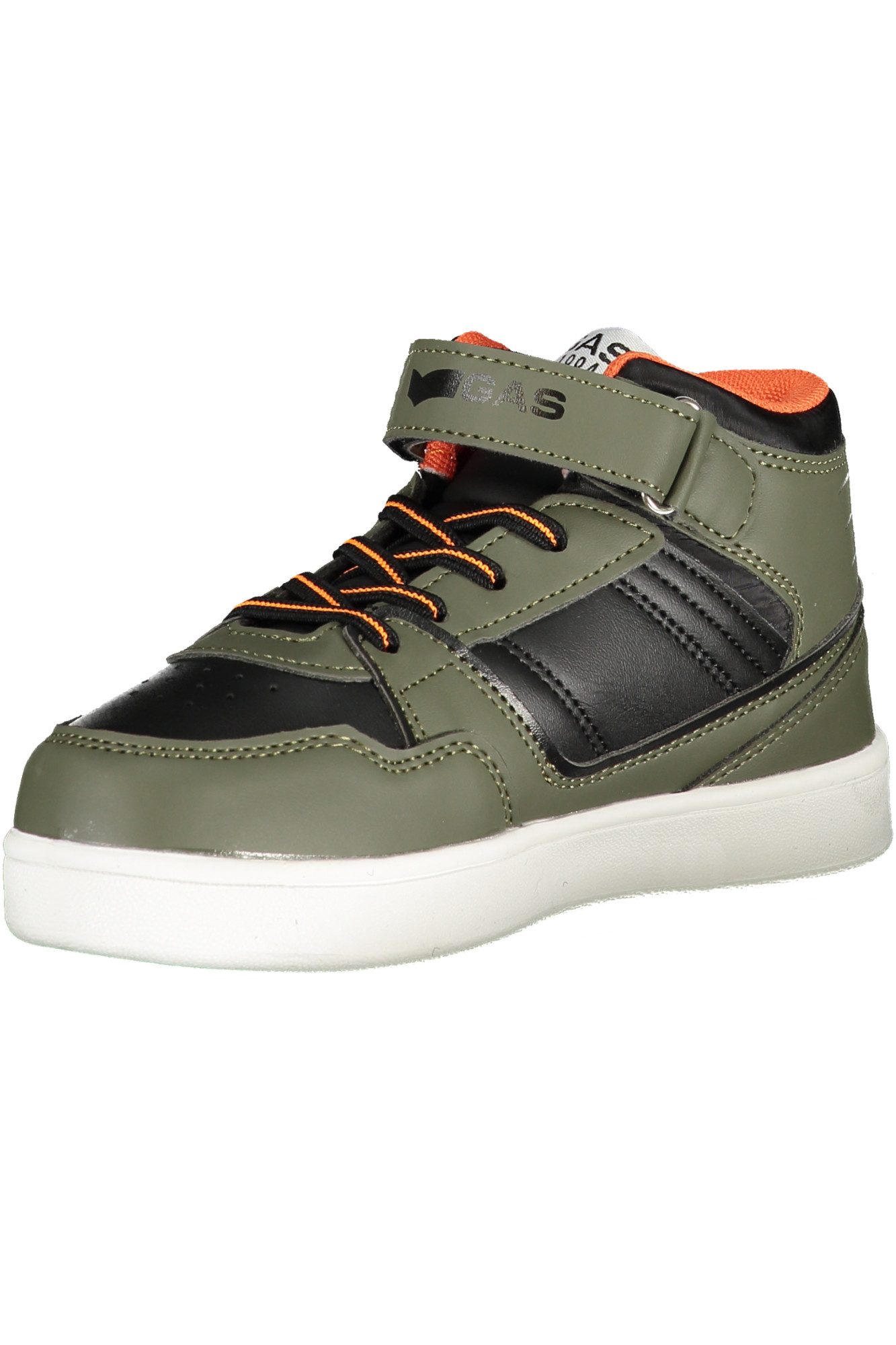 GAS Sneaker Grüne Kinder-Sportschuhe: Hoher Sneaker mit Klett