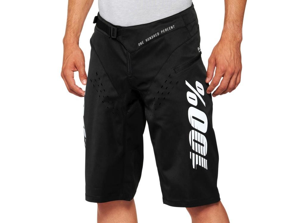 100% Fahrradhose 100% R-Core Shorts 38" black - leichte Downhill-Shorts mit maximaler B