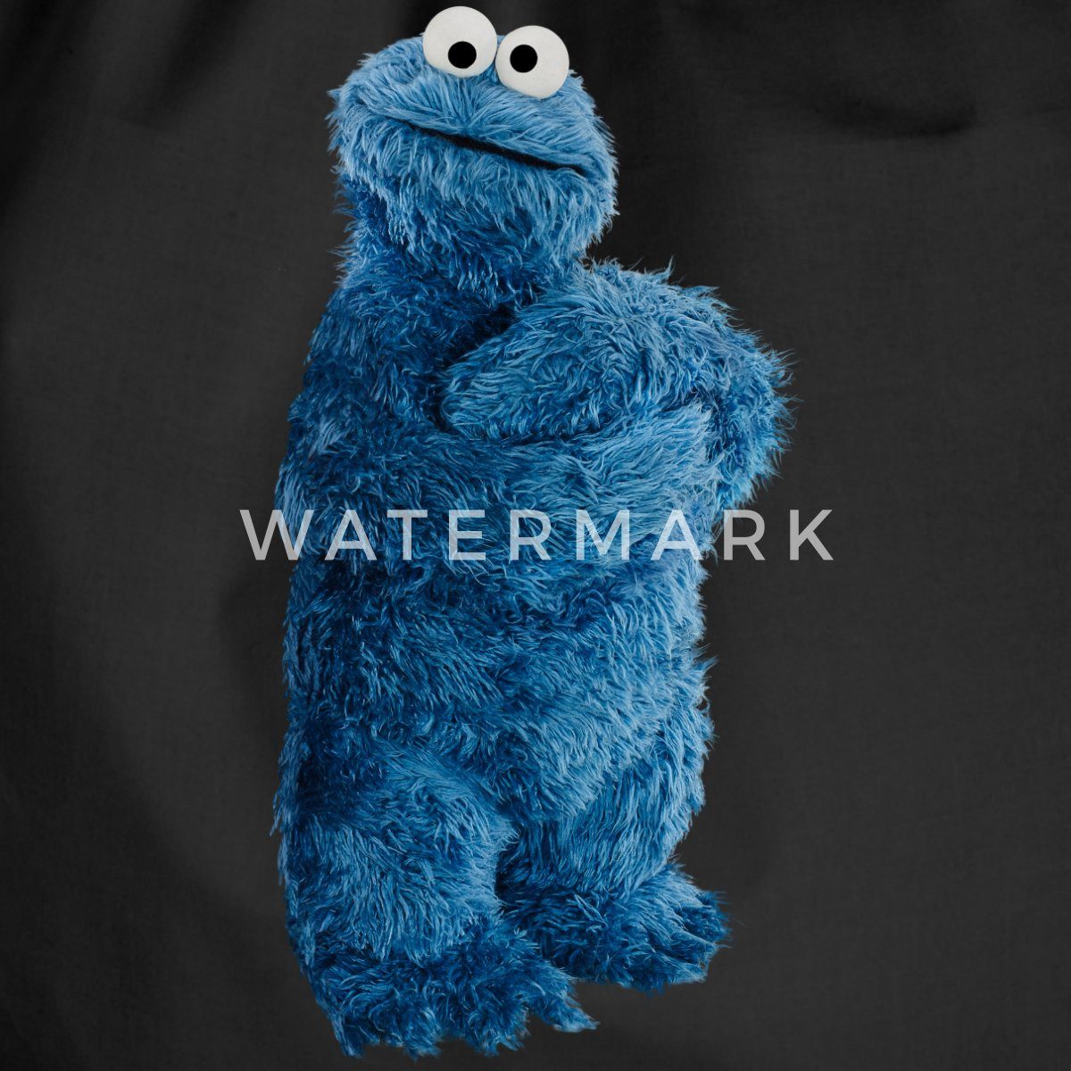Spreadshirt Turnbeutel Sesamstraße Krümelmonster Pose Turnbeutel (1-tlg)