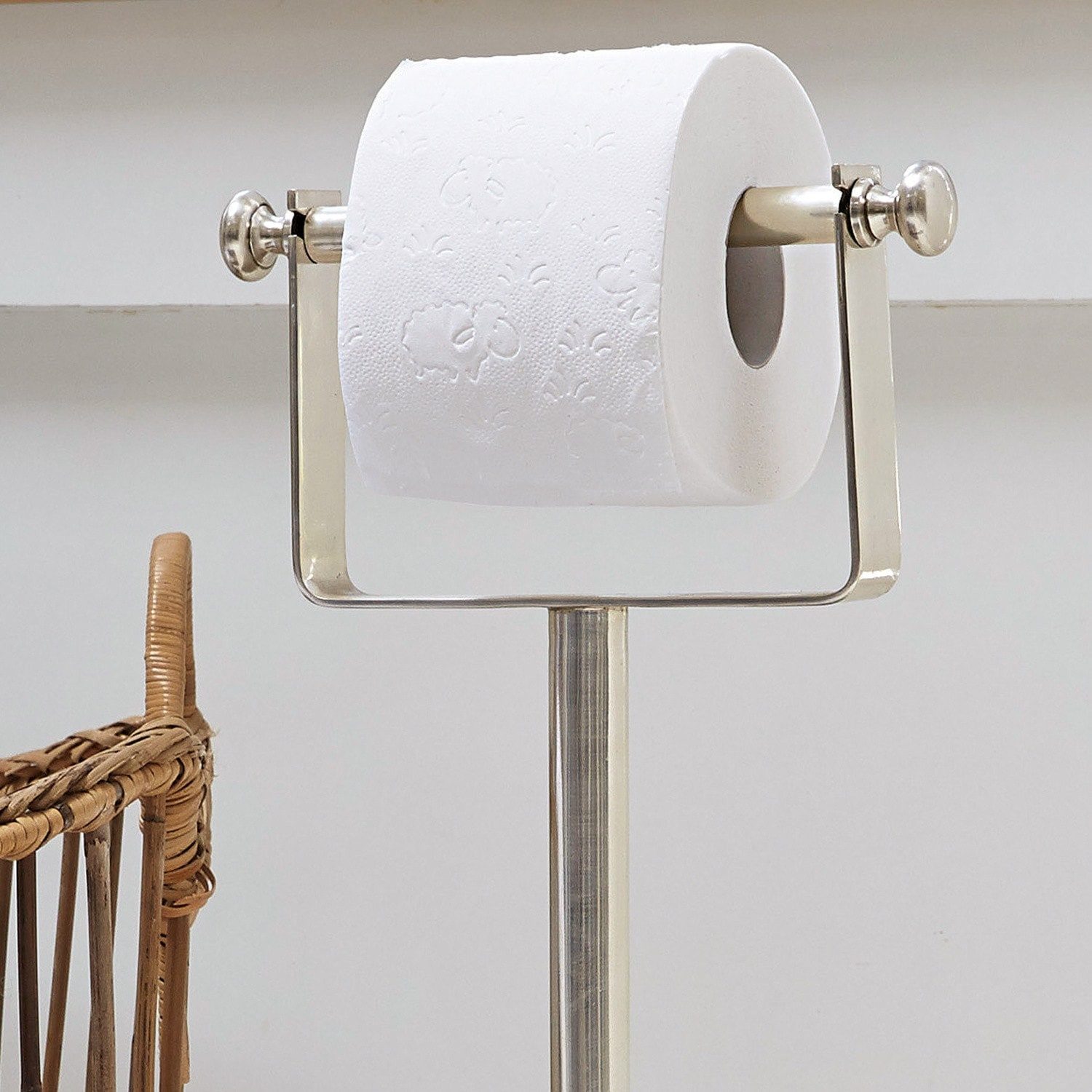 Mirabeau Badaccessoire-Set Toilettenpapierhalter Corinne silber