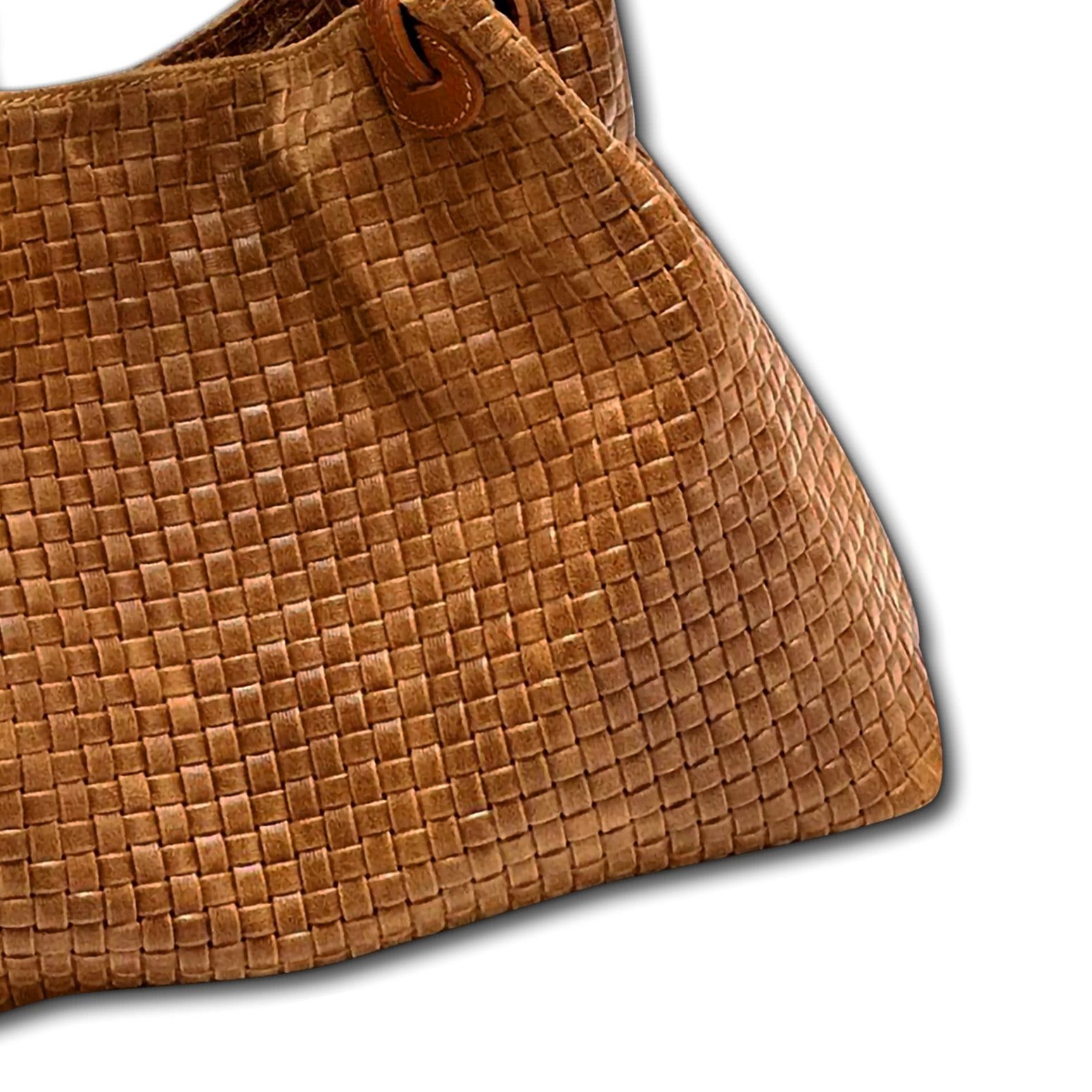 FLORENCE Handtasche Florence Umhängetasche Damen Handtasche (Handtasche), Damen Handtasche, Umhängetasche Leder, braun ca. 31cm x ca. 28cm