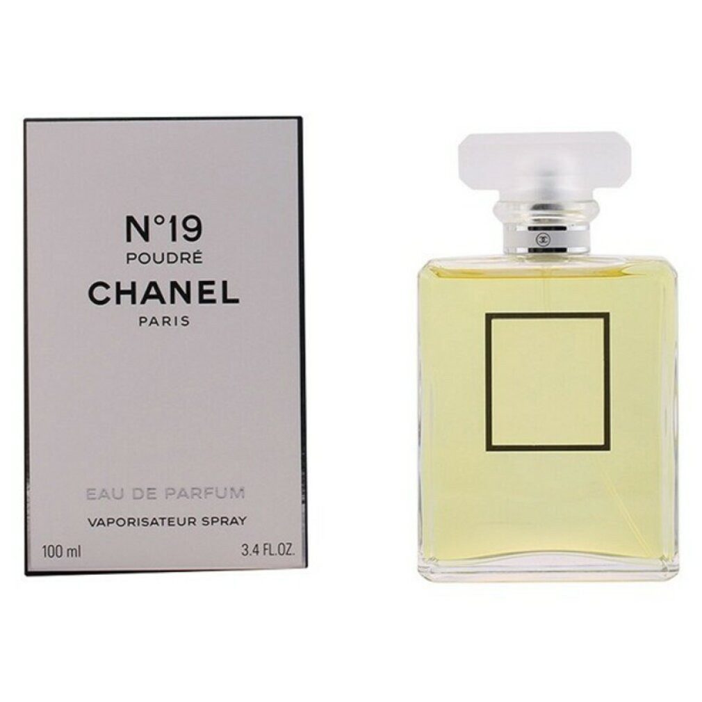 CHANEL Eau de Parfum No 19 Poudre, Glasflakon, Parfüm EDP, Damenduft