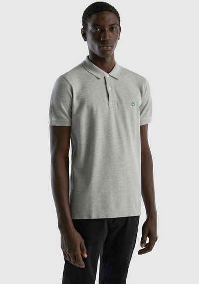 United Colors of Benetton Poloshirt mit Logo in Brusthöhe