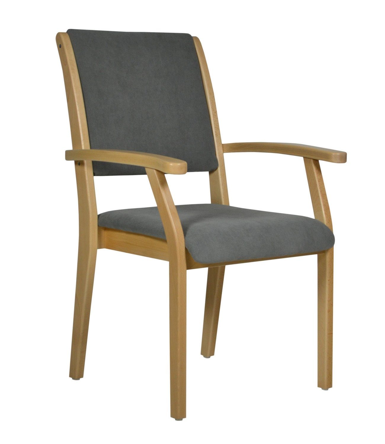 Devita Stuhl Seniorenstuhl Pflegestuhl Kerry - Verschiedene Sitzhöhen (Einzel), stapelbar, standfest, verschieden Sitzhöhe wählbar, versch. Bezüge wählbar