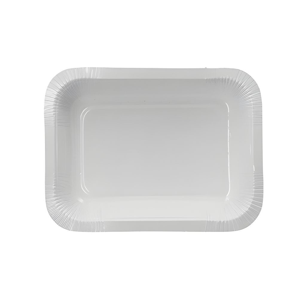 PAPSTAR Einwegschale 260 x Siegelschalen Pappe eckig 530 ml 3,7 x 13,7 x 18,1 cm weiss, Frischfaser-Karton, PET beschichtet
