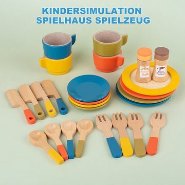 Daisred Spielküche Kinderküche Tubehör Spielküche Kindergeschirr Nachmittagstee