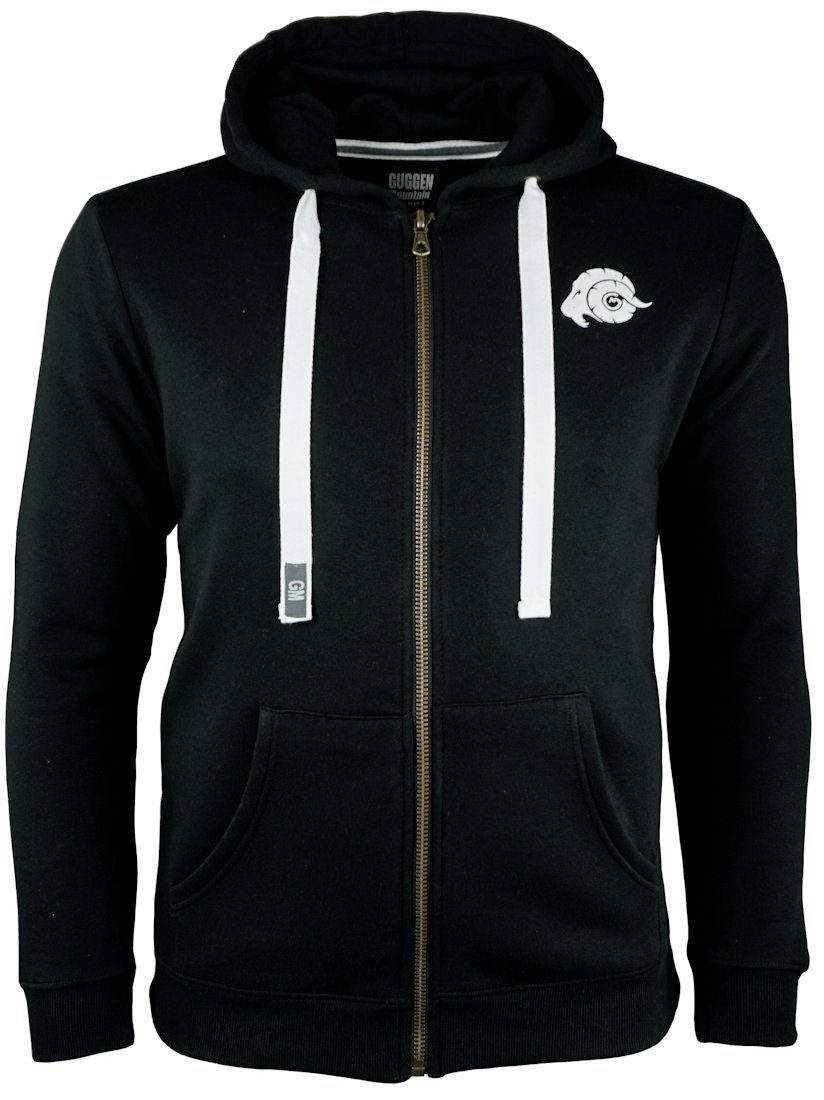 GUGGEN Mountain Hoodie Herren Hoodie Kapuzenpullover Pullover mit Kapuze H06 Reißverschluss Jacke Fleece