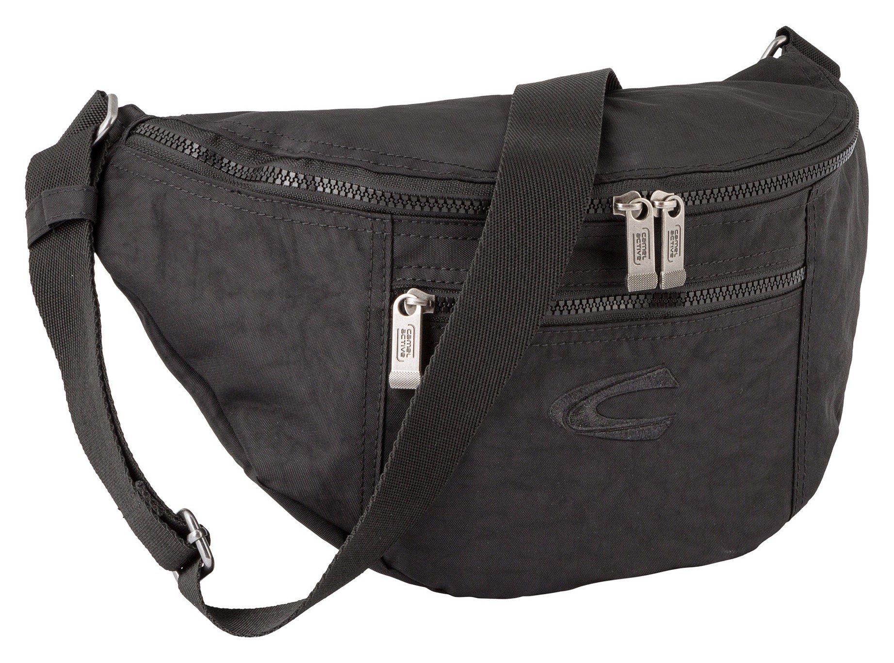 B00 im praktischen Umhängetasche schwarz Journey Design L, Cross active camel bag