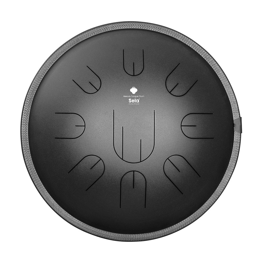 Sela Steel Tongue Drum Sela SE 380 Melody Tongue Drum D Kurd Schwarz