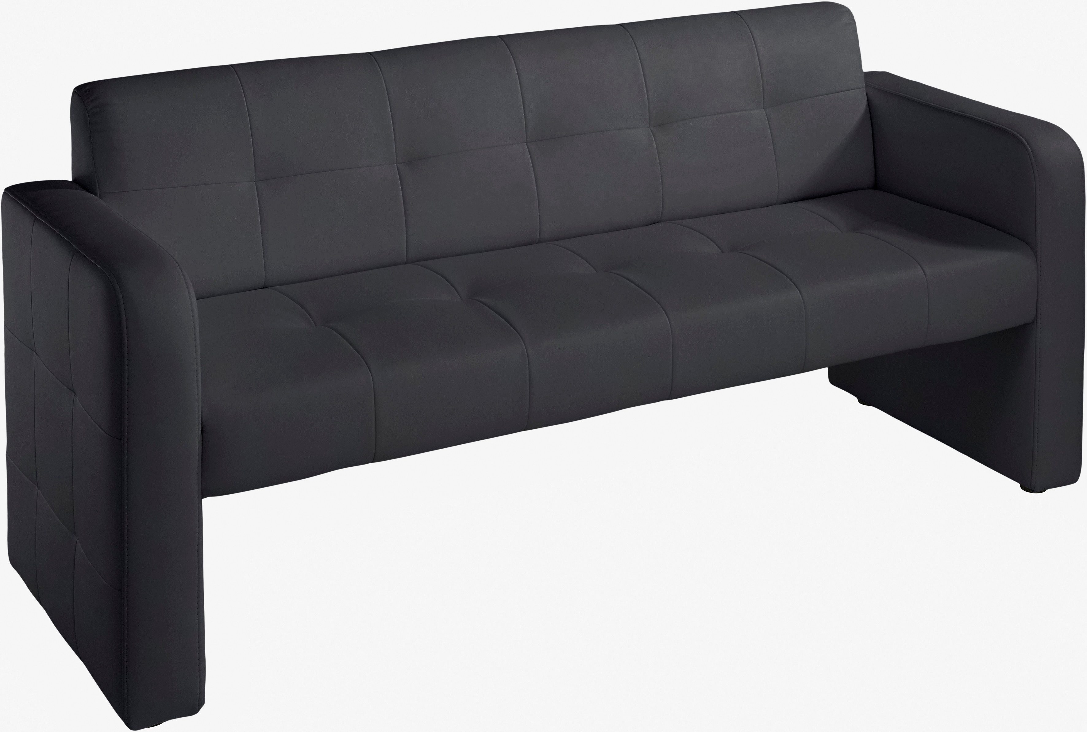 exxpo - sofa fashion Sitzbank Barista Küchensofa, kompakte Stellmaße, Sitzhöhe 49cm, mit Rückenlehne