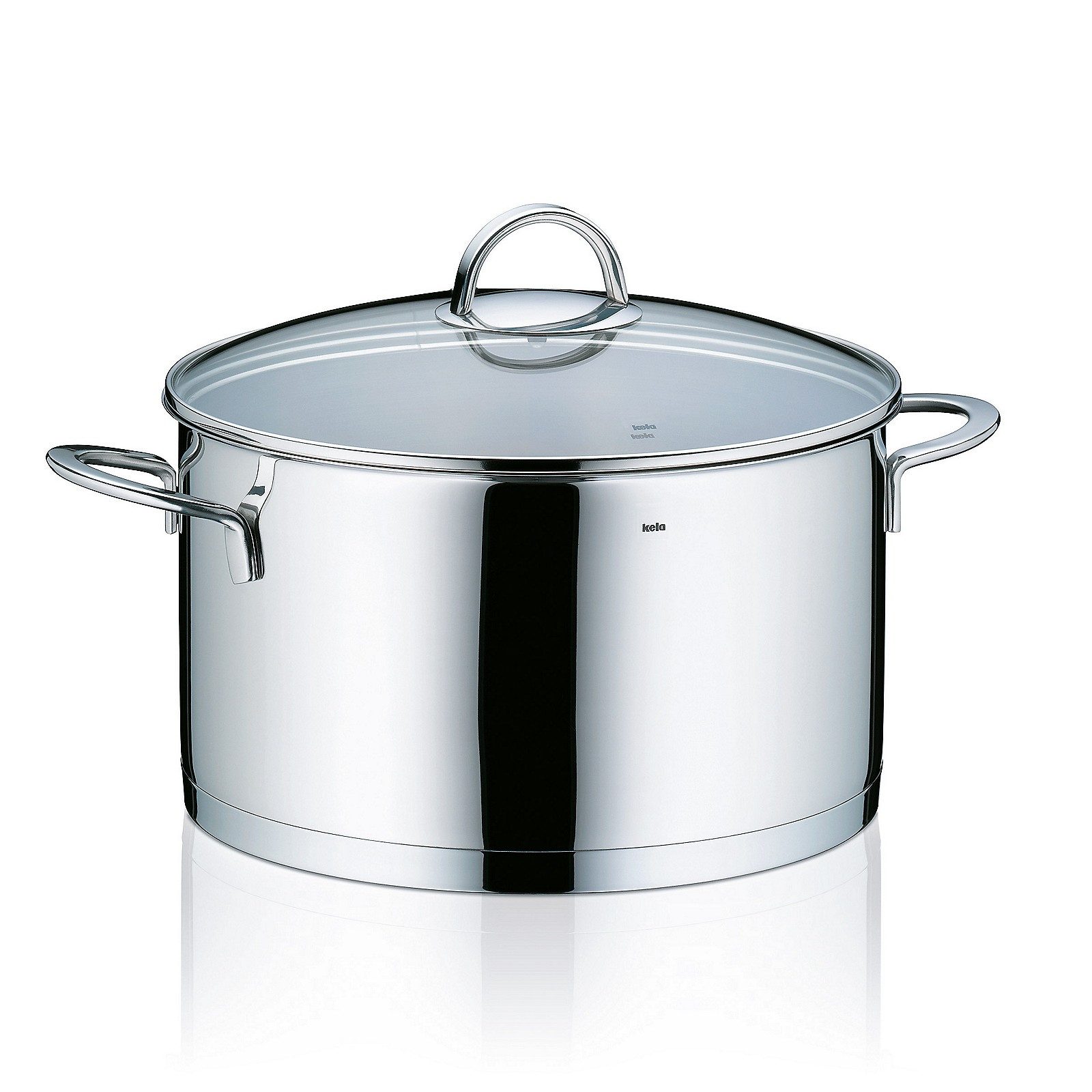 kela Fleischtopf Cailin, Glasdeckel, Induktion, backofenfest bis 180°C, spülmaschinenfest