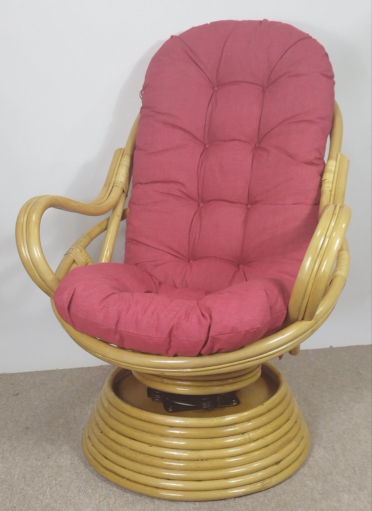 Rattani Rattanstuhl Rattan Drehsessel, Drehwippsessel Linda günstig online kaufen
