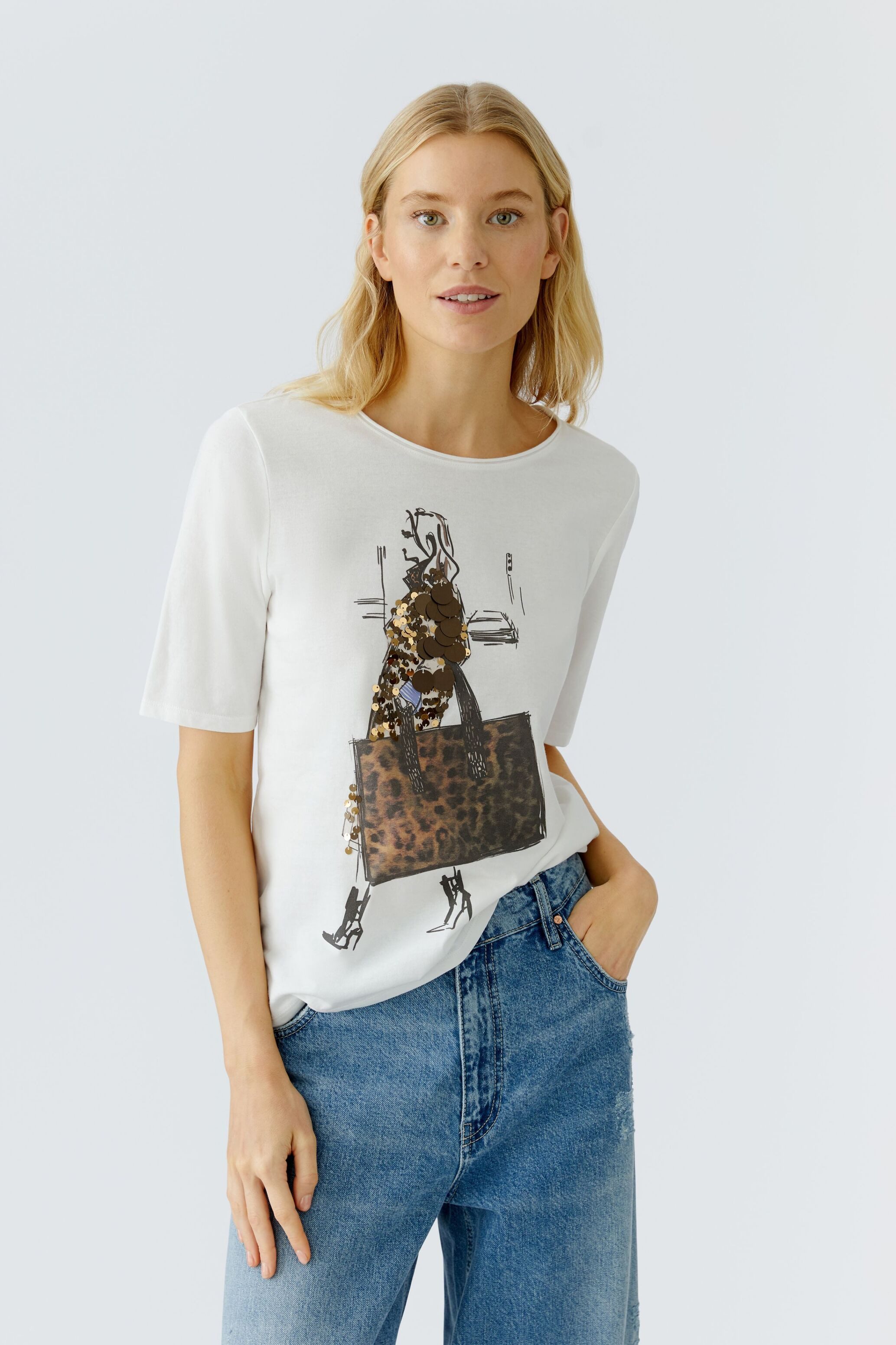 Oui T-Shirt T-Shirt günstig online kaufen
