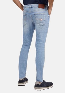 Guess 5-Pocket-Jeans Jeans Skinny-Fit-Jeans Miami mit Label-Patch im (1-tlg)