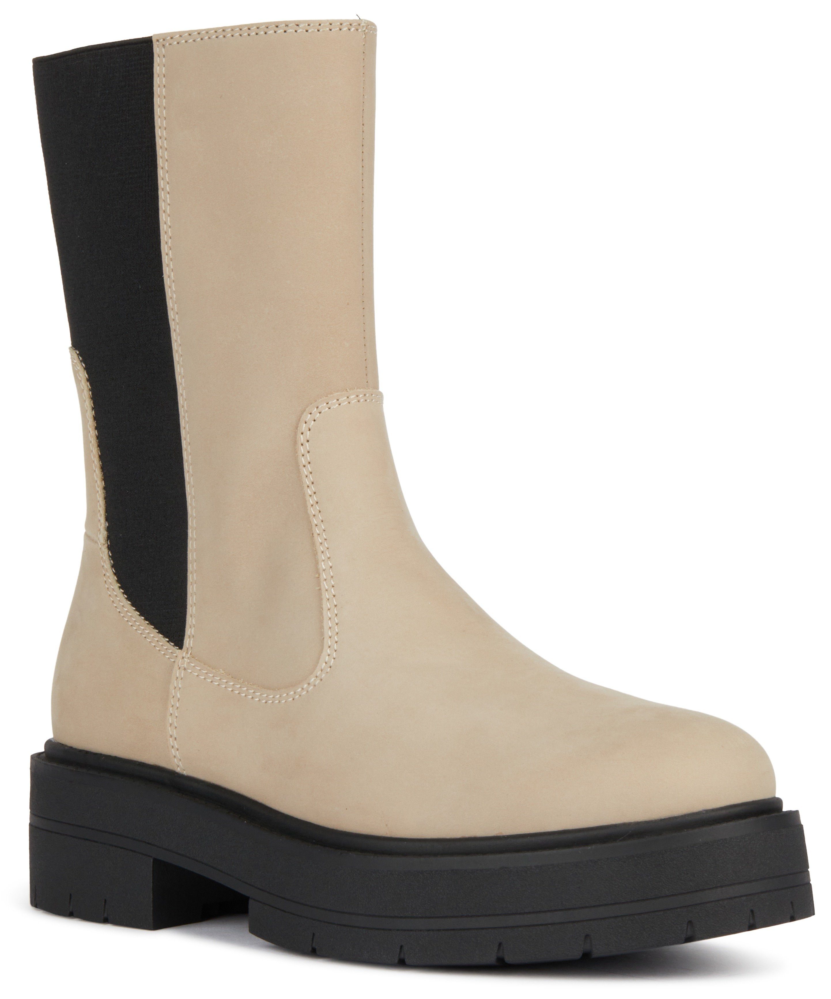 Geox D SPHERICA EC7 Stiefelette, Blockabsatz, Chelseaboots mit GEOX-Spezial Membrane