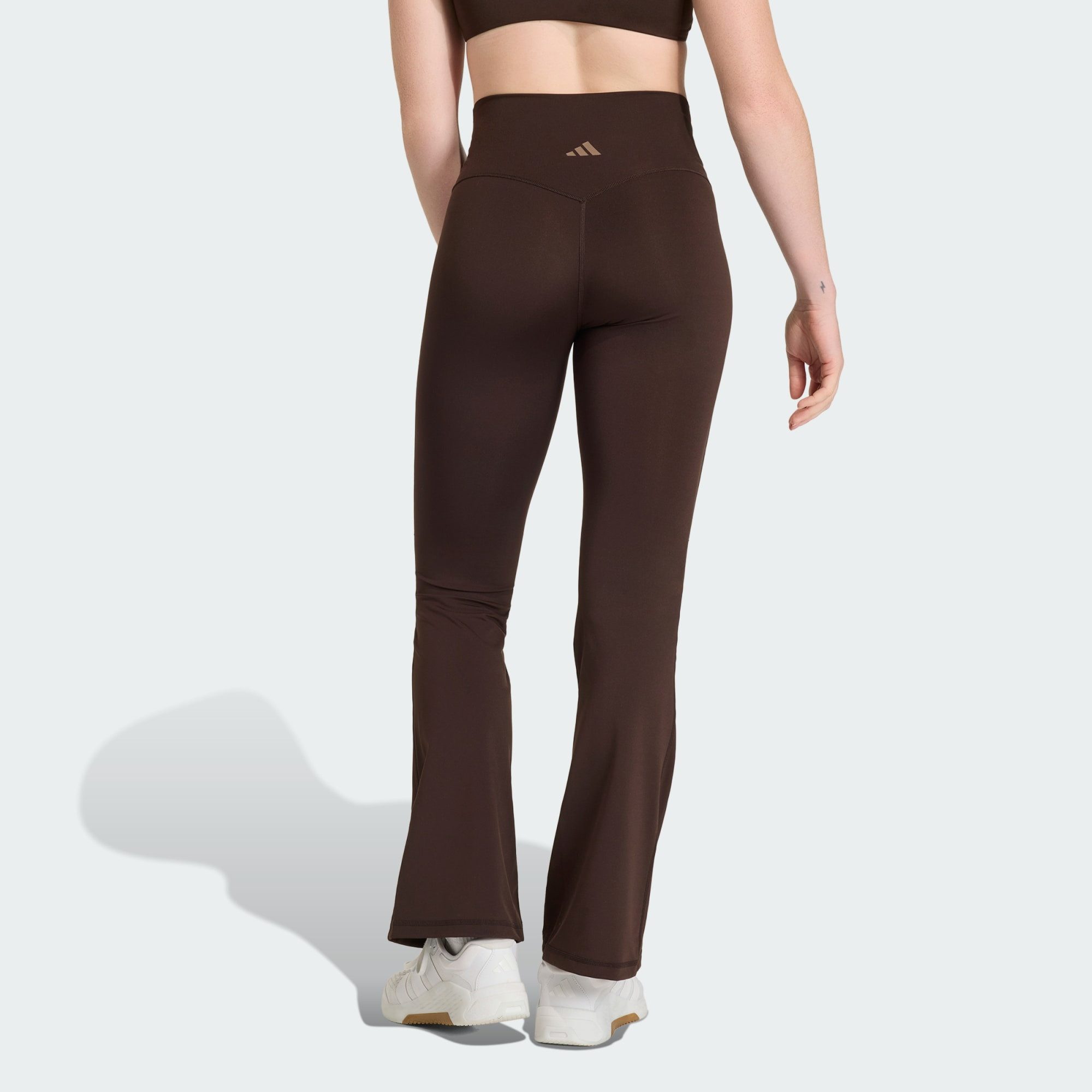 adidas Performance Leggings 3-STREIFEN STUDIO ALL ME FLARE X-OVER LEGGINGS (1-tlg)