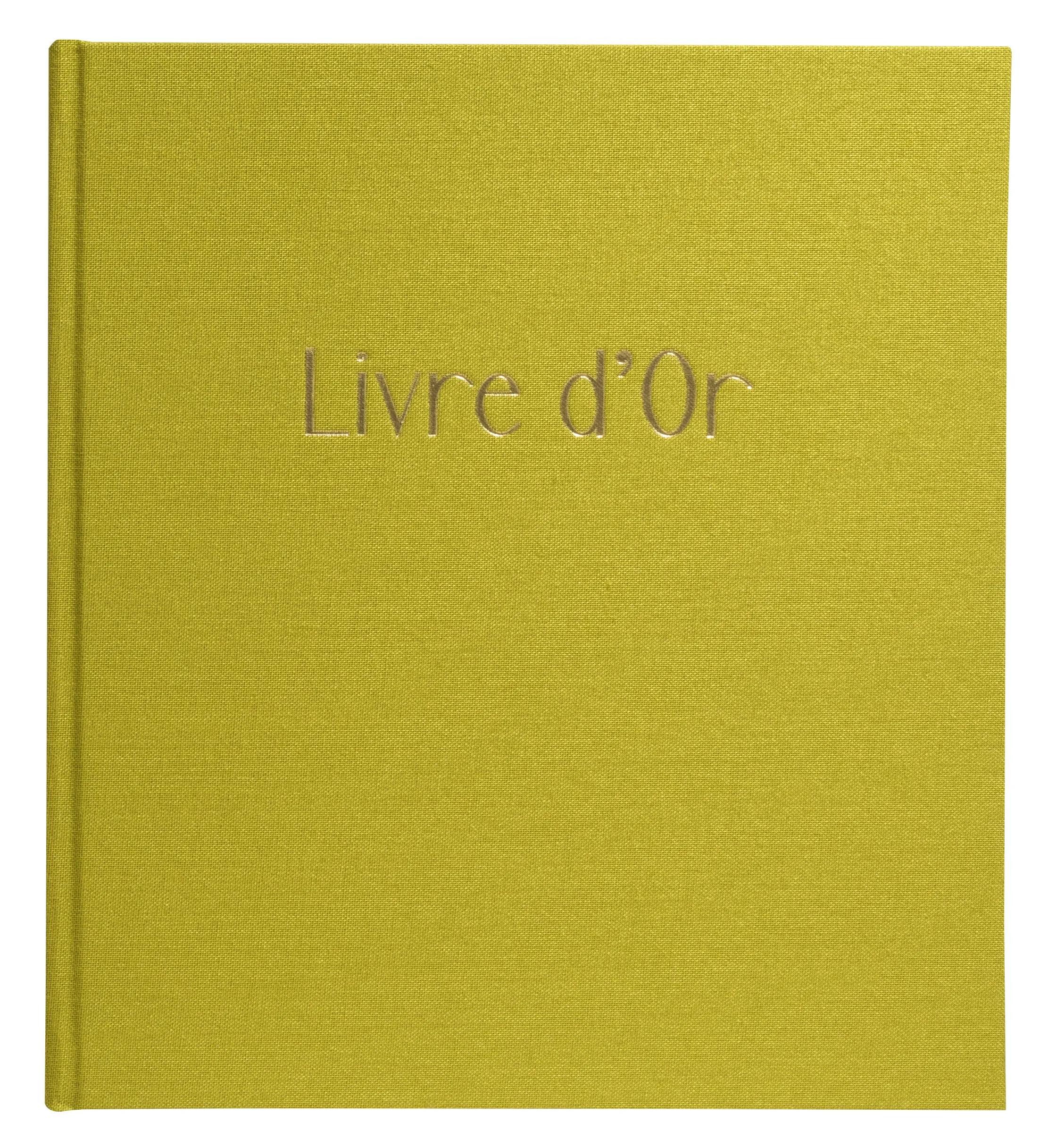 EXACOMPTA Fotoalbum Gästebuch 70 Blatt Goldschnitt Pop'N Co - Limettengrün - 47789E, Gästebücher Fancy