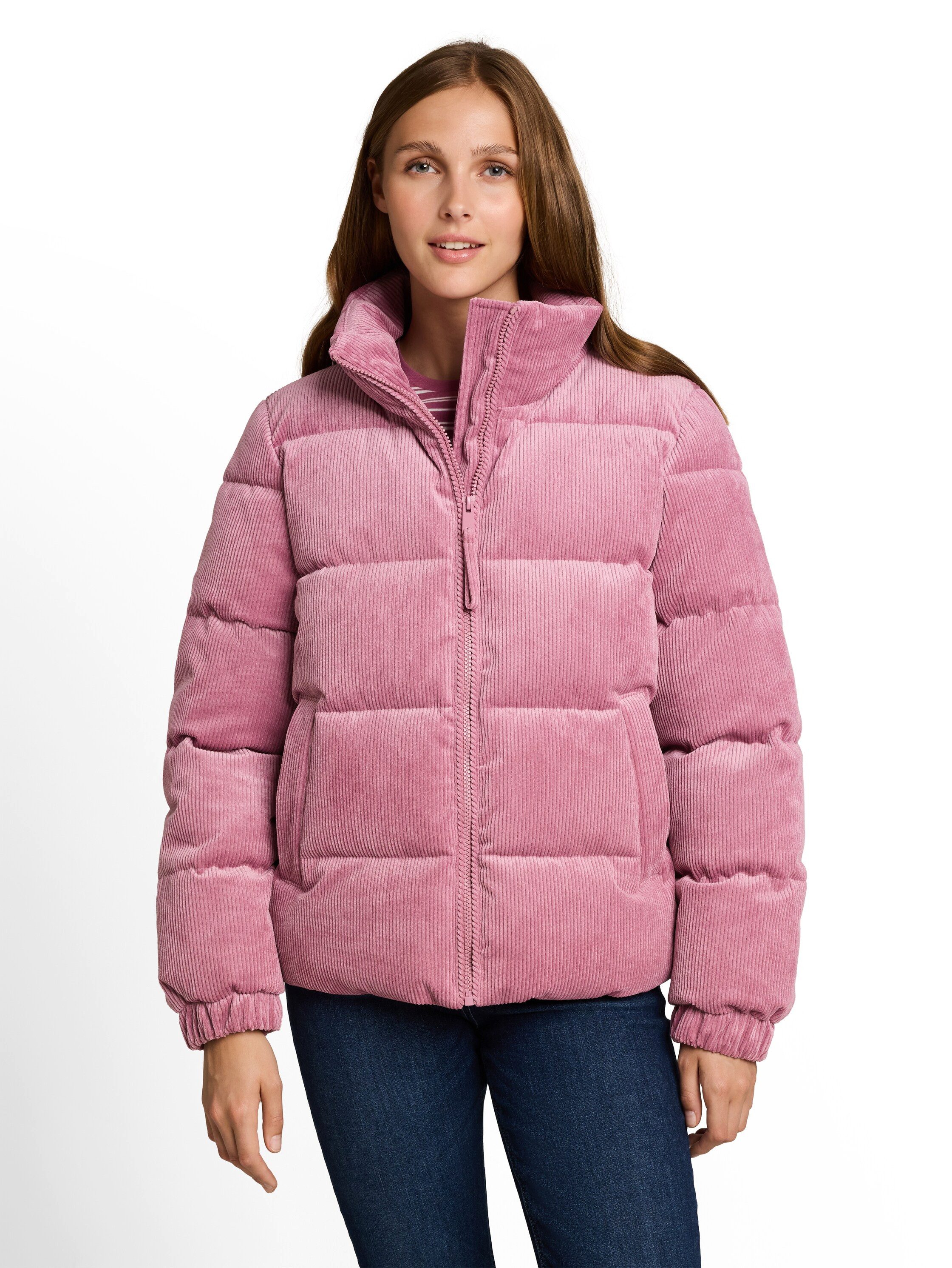 TOM TAILOR Denim Steppjacke mit Stehkragen