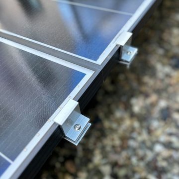 NELI Halterung (Endklemme) für Photovoltaik-Modul, Befestigungsklemme, Solarmodul-Halterung, (Befestigungsklemme für Photovoltaik-Module)