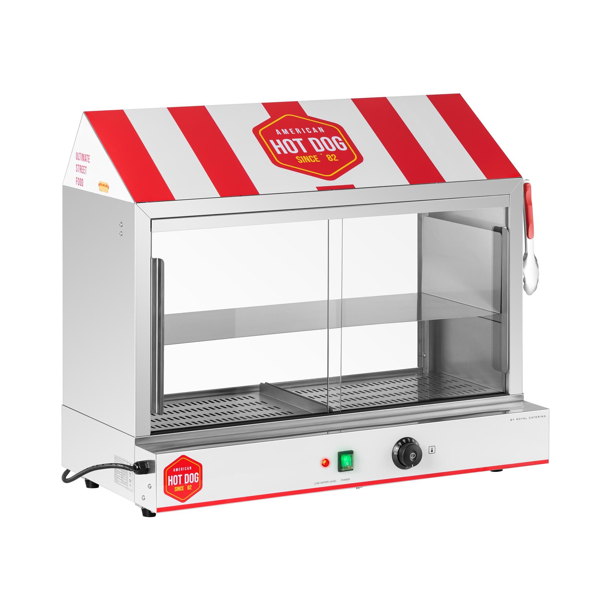 Royal Catering Хот-дог мейкеры Würstchenwärmer Wurstkocher 300 Würste Steamer, 2400 W