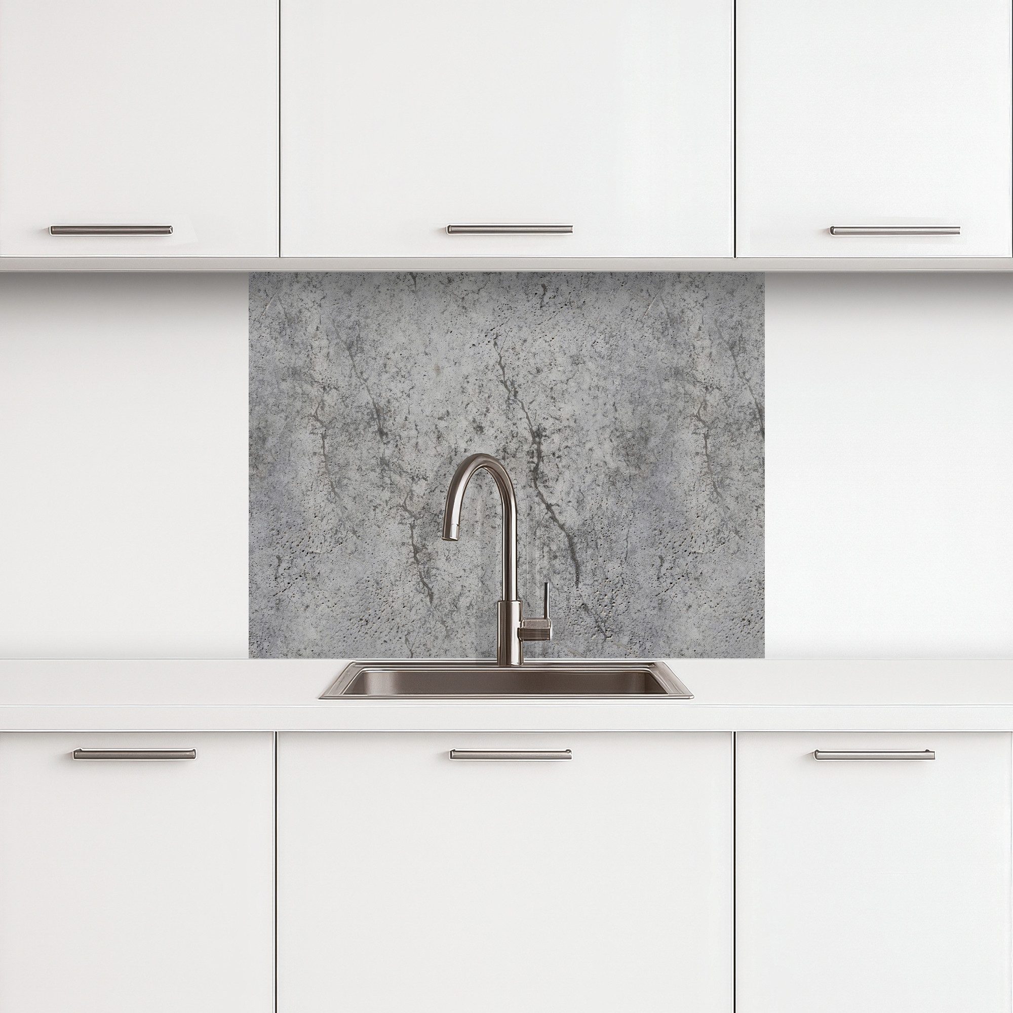 KitchenYeah Küchenrückwand selbstklebend Beton - Wand - Industriell - Muste günstig online kaufen