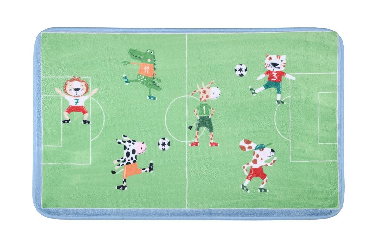 STOF Kinderteppich Kindermatte MARACANA Fußball, 45 x 75 cm, Höhe: 5 mm