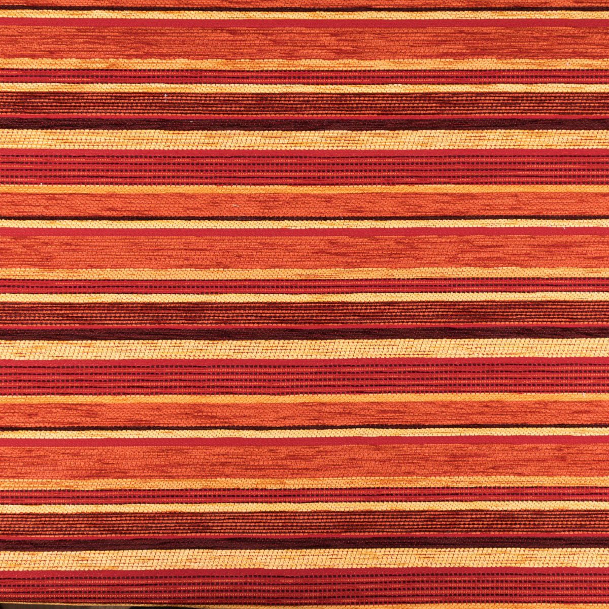 SCHÖNER LEBEN. Stoff Möbelstoff Meterware Polsterstoff WALACHEI Streifen rot 140cm, pflegeleicht