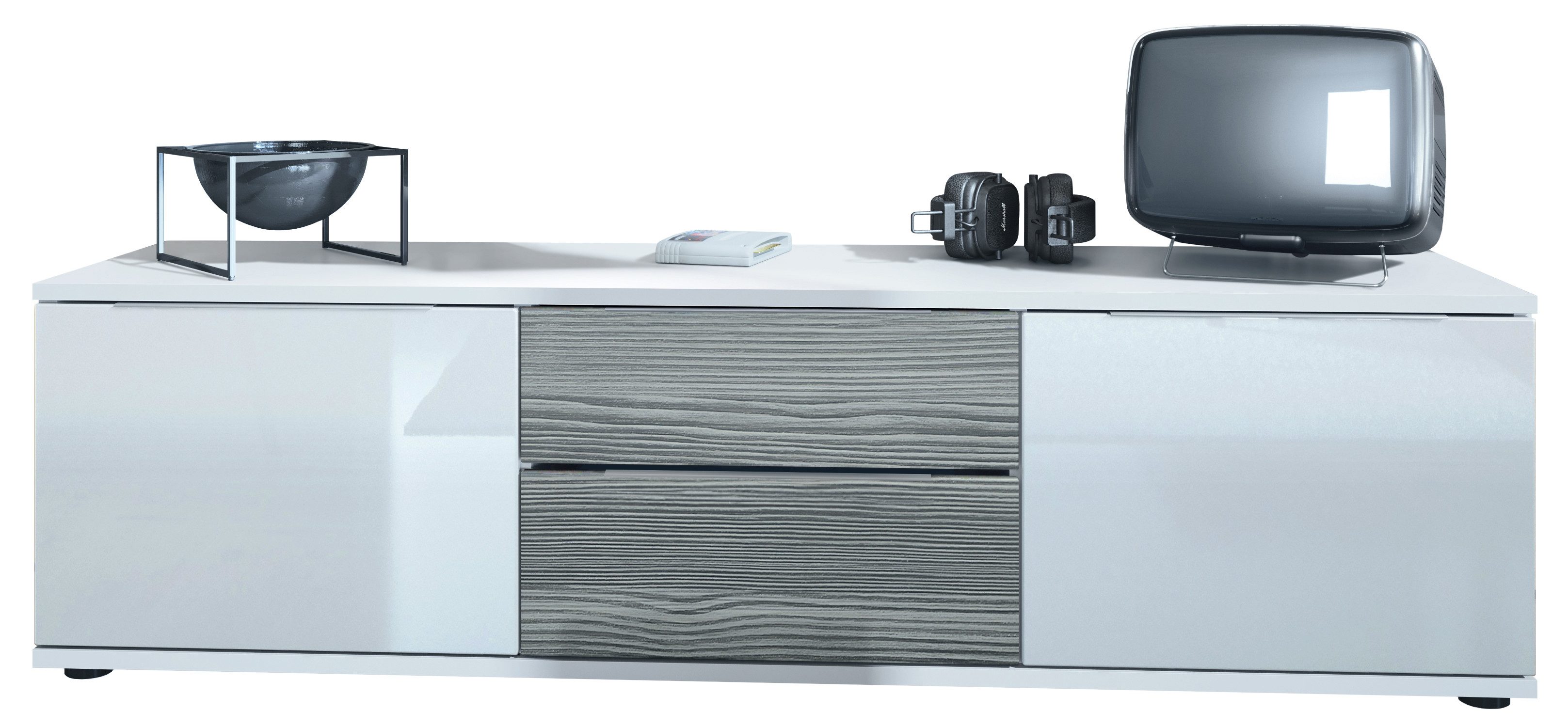 Vladon Lowboard Linio V1 (Fernsehtisch, mit günstig online kaufen