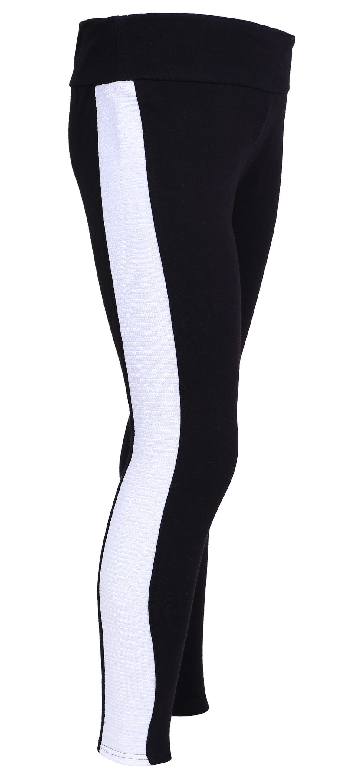 Sarcia.eu 7/8-Leggings Schwarze Leggingshose mit Streifen PRIMARK 9-10 Jahre