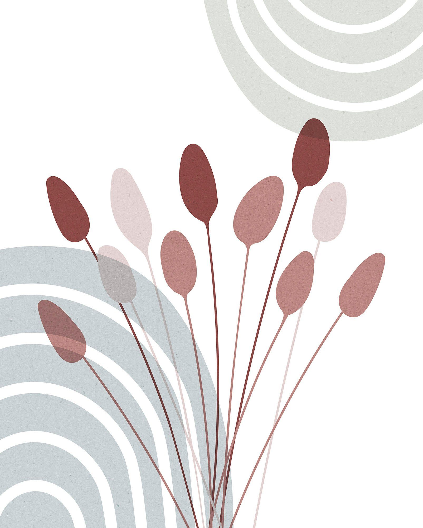 Komar Bild Bohemian Cattail, Natur (1 St), Wandbild zur Dekoration - ohne Rahmen