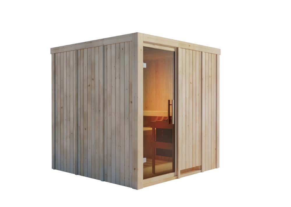 Karibu Sauna Rodin mit Fronteinstieg, BxTxH: günstig online kaufen