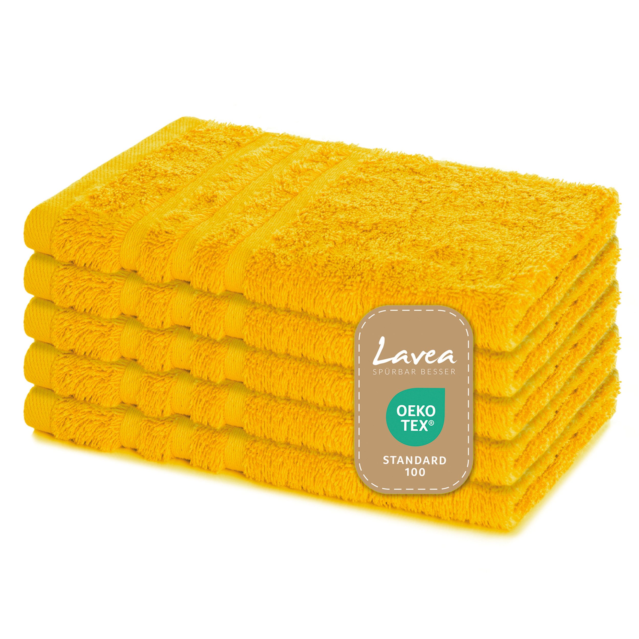 Lavea Handtuch Set Frottierserie Elena, Gästetuch - 100% Baumwolle (Set, 5- günstig online kaufen